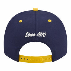 Milwaukee Brewers New Era Arched A-Frame 9FIFTY Adjustable Hat - Navy/Gold - New Era Online