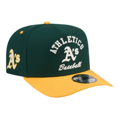 Athletics New Era Arched A-Frame 9FIFTY Adjustable Hat - Green - New Era Online