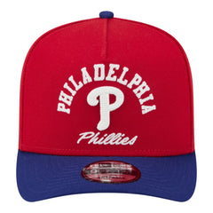 Philadelphia Phillies New Era Arched A-Frame 9FIFTY Adjustable Hat - Red/Royal - New Era Online