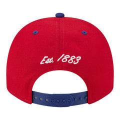 Philadelphia Phillies New Era Arched A-Frame 9FIFTY Adjustable Hat - Red/Royal - New Era Online