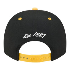 Pittsburgh Pirates New Era Arched A-Frame 9FIFTY Adjustable Hat - Black/Gold - New Era Discount
