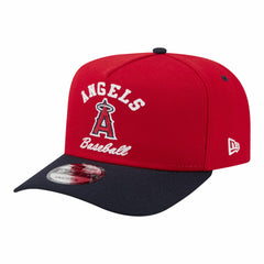 Los Angeles Angels New Era Arched A-Frame 9FIFTY Adjustable Hat - Red/Navy - New Era on Sale