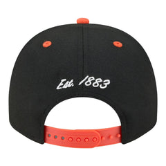 San Francisco Giants New Era Arched A-Frame 9FIFTY Adjustable Hat - Black/Orange - New Era Discount