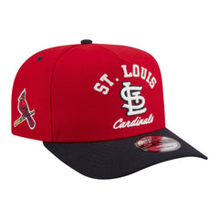 St. Louis Cardinals New Era Arched A-Frame 9FIFTY Adjustable Hat - Red/Navy - New Era Sale
