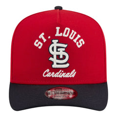 St. Louis Cardinals New Era Arched A-Frame 9FIFTY Adjustable Hat - Red/Navy - New Era Sale