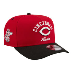Cincinnati Reds New Era Arched A-Frame 9FIFTY Adjustable Hat - Red - New Era on Sale