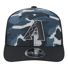 Arizona Diamondbacks New Era Tonal Camo 9SEVENTY Stretch-Snap Hat - Black - New Era Discount