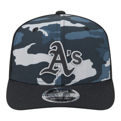 Athletics New Era Tonal Camo 9SEVENTY Stretch-Snap Hat - Black - New Era on Sale
