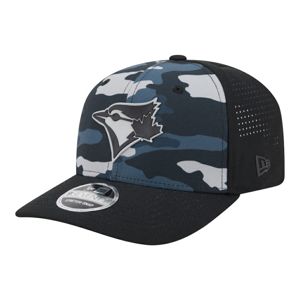 Toronto Blue Jays New Era Tonal Camo 9SEVENTY Stretch-Snap Hat - Black - New Era Online
