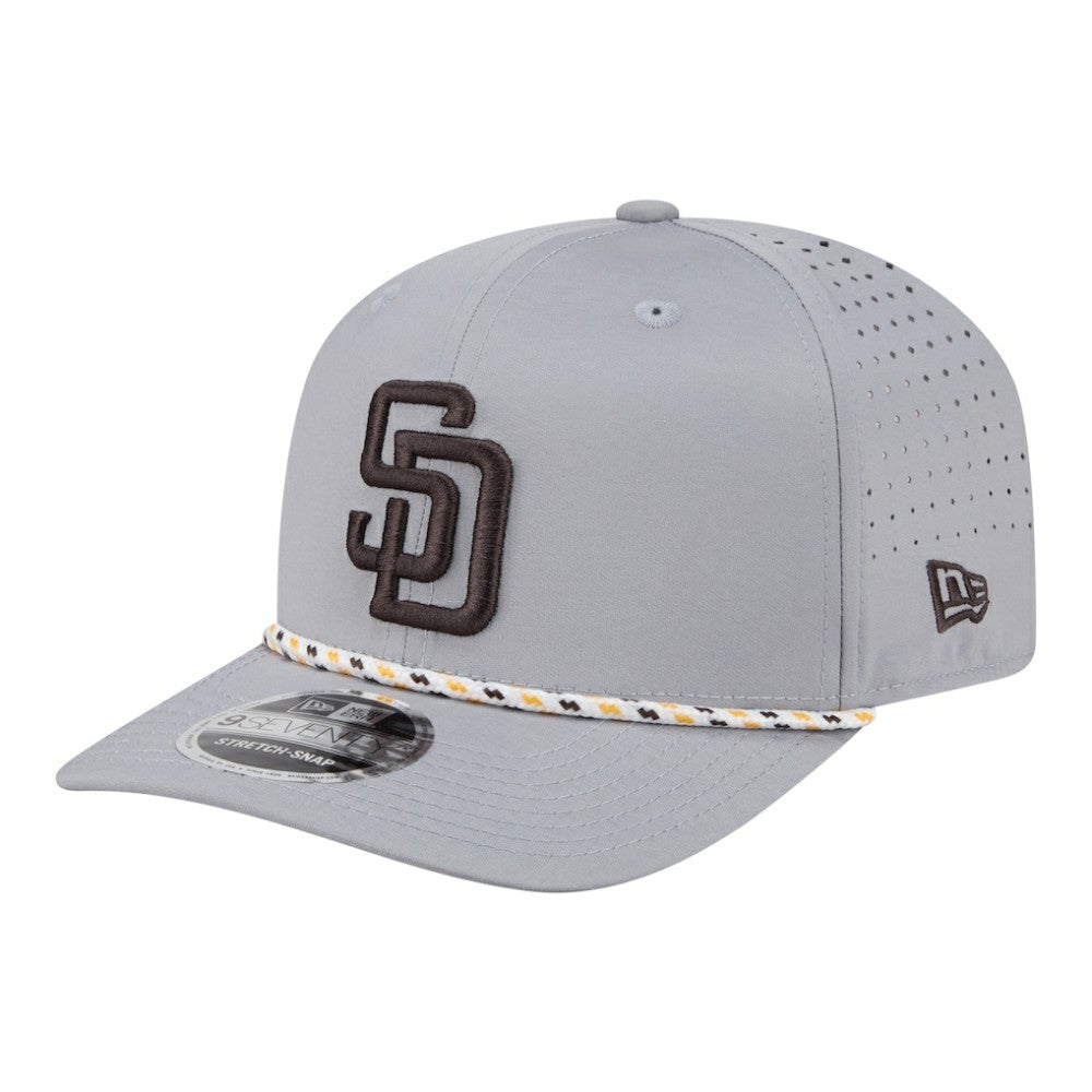 San Diego Padres New Era Sport Rope 9SEVENTY Adjustable Hat - Gray - New Era Online