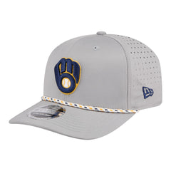 Milwaukee Brewers New Era Sport Rope 9SEVENTY Adjustable Hat - Gray - New Era Online