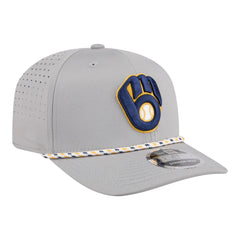 Milwaukee Brewers New Era Sport Rope 9SEVENTY Adjustable Hat - Gray - New Era Online