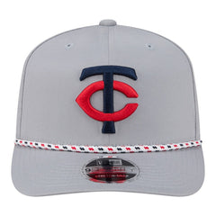 Minnesota Twins New Era Sport Rope 9SEVENTY Adjustable Hat - Gray - New Era Sale