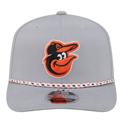 Baltimore Orioles New Era Sport Rope 9SEVENTY Adjustable Hat - Gray - New Era Discount