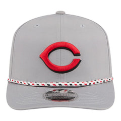 Cincinnati Reds New Era Sport Rope 9SEVENTY Adjustable Hat - Gray - New Era on Sale