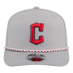 Cleveland Guardians New Era Sport Rope 9SEVENTY Adjustable Hat - Gray - New Era Online