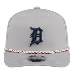 Detroit Tigers New Era Sport Rope 9SEVENTY Adjustable Hat - Gray - New Era on Sale
