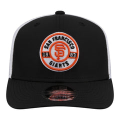 San Francisco Giants New Era Active 9SEVENTY Adjustable Trucker Hat - Black - New Era Lifestyle