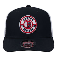 Boston Red Sox New Era Active 9SEVENTY Adjustable Trucker Hat - Navy - New Era Sale