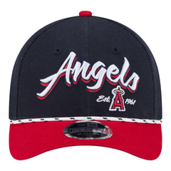 Los Angeles Angels New Era Team Loyal 9FORTY M-Crown Adjustable Hat - Navy/Red - New Era Online
