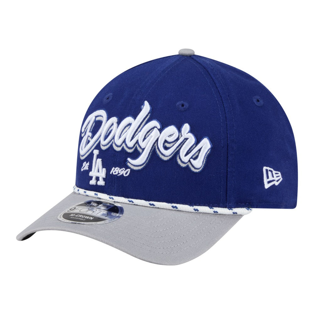Los Angeles Dodgers New Era Team Loyal 9FORTY M-Crown Adjustable Hat - Royal/Gray - New Era Online