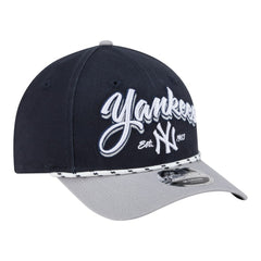 New York Yankees New Era Team Loyal 9FORTY M-Crown Adjustable Hat - Navy/Gray - New Era Discount