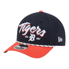 Detroit Tigers New Era Team Loyal 9FORTY M-Crown Adjustable Hat - Navy/Orange - New Era Sale