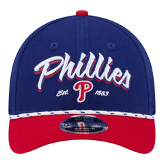 Philadelphia Phillies New Era Team Loyal 9FORTY M-Crown Adjustable Hat - Royal/Red - New Era Lifestyle