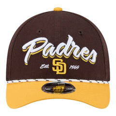 San Diego Padres New Era Team Loyal 9FORTY M-Crown Adjustable Hat - Brown/Gold - New Era Online