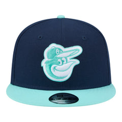 Baltimore Orioles New Era Two-Tone Color Pack 9FIFTY Snapback Hat - Navy/Turquoise - New Era Sale