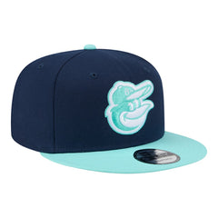 Baltimore Orioles New Era Two-Tone Color Pack 9FIFTY Snapback Hat - Navy/Turquoise - New Era Sale
