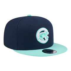 Chicago Cubs New Era 2-Tone Color Pack 9FIFTY Snapback Hat - Navy/Turquoise - New Era Lifestyle