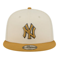 New York Yankees New Era 2-Tone Color Pack 9FIFTY Snapback Hat - Light Beige/Khaki - New Era Discount