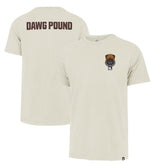 47 brand Cleveland Browns '47 Dawg Pound XL Backer Franklin T-Shirt Cream