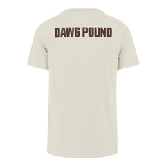 47 brand Cleveland Browns '47 Dawg Pound XL Backer Franklin T-Shirt Cream