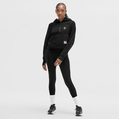 New Orleans Saints lululemon Women's Scuba Oversized Half-Zip Hoodie Black