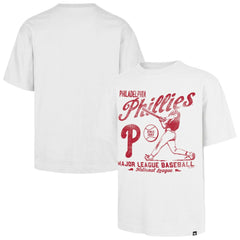 Philadelphia Phillies '47 Regional Batter Foundation T-Shirt - White - 47 brand Lifestyle