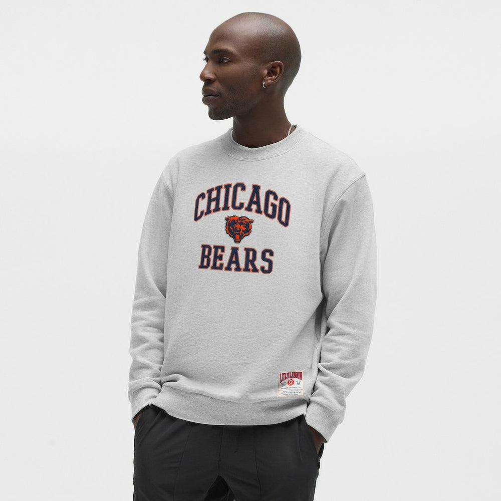 Chicago Bears lululemon Steady State Sweatshirt Heathered Silver Drop