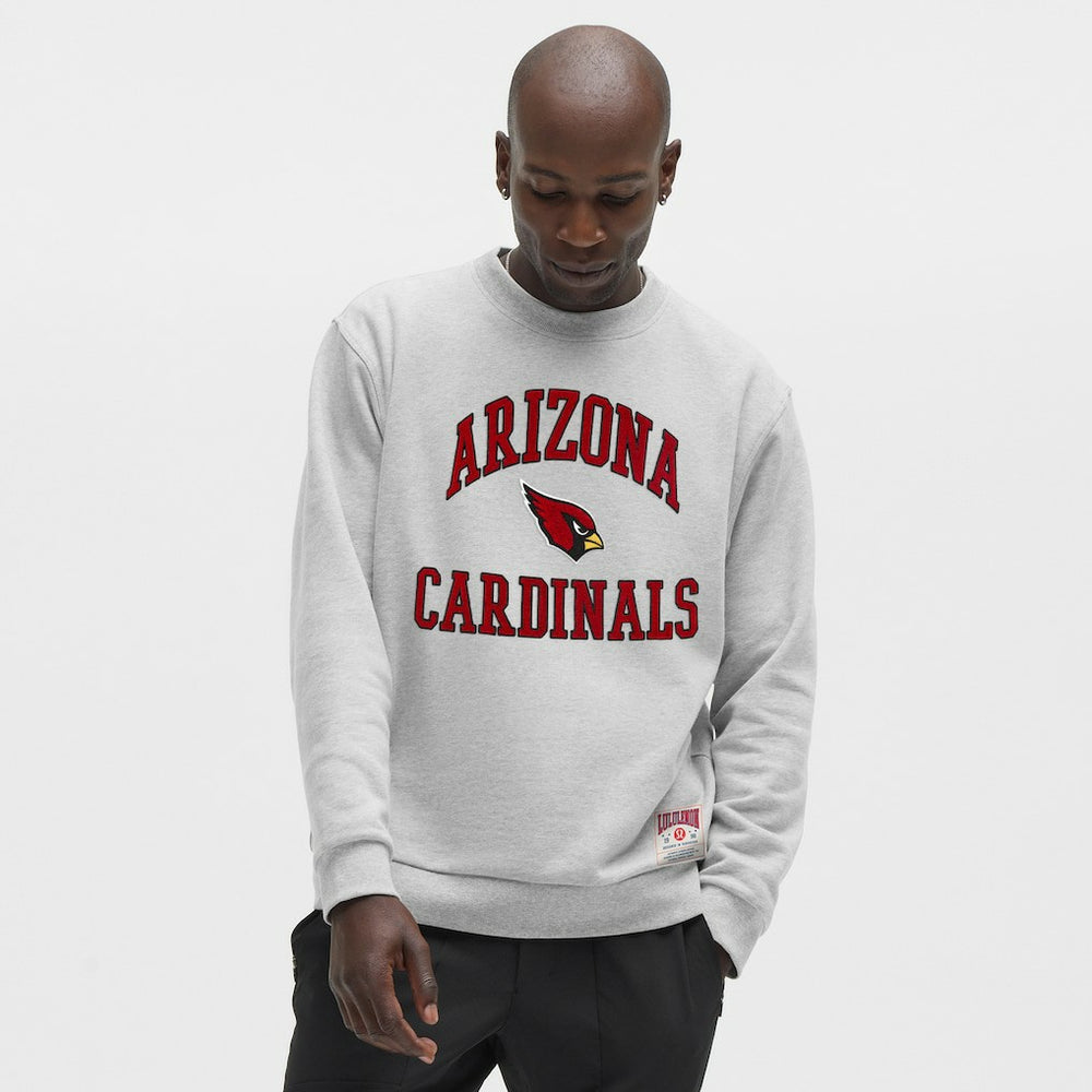 Arizona Cardinals lululemon Steady State Sweatshirt Heathered Silver Drop