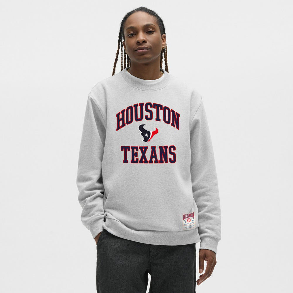 Houston Texans lululemon Steady State Sweatshirt Heathered Silver Drop