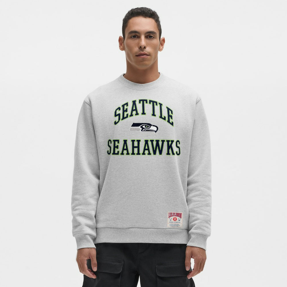 Seattle Seahawks lululemon Steady State Sweatshirt Heathered Silver Drop