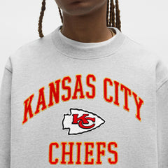 Kansas City Chiefs lululemon Steady State Sweatshirt Heathered Silver Drop