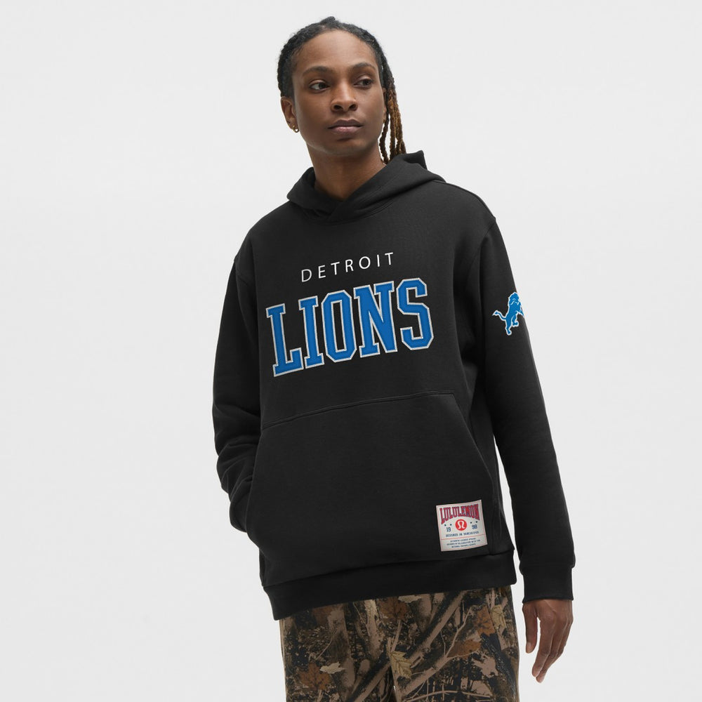Detroit Lions lululemon Steady State Pullover Hoodie Black