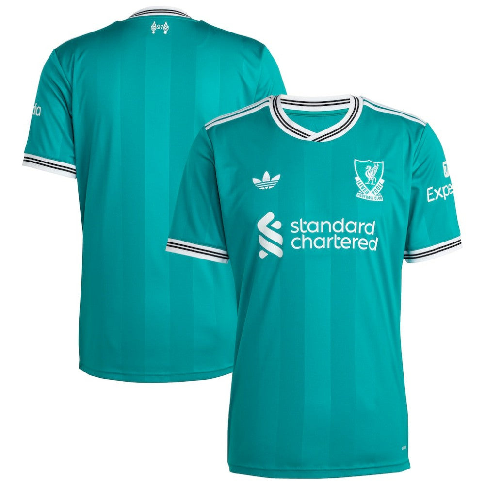 Liverpool 2025/26 Third Replica Jersey Green - Adidas Discount