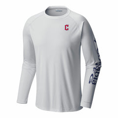 Cleveland Guardians Columbia Terminal Tackle Long Sleeve Shirt - White - Columbia Sale