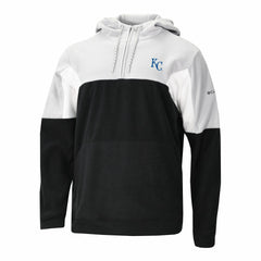 Kansas City Royals Columbia Men's Lodge Fleece Quarter-Zip Hoodie - Black - Columbia Lifestyle
