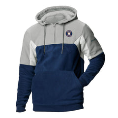 Houston Astros Columbia Men's Lodge Fleece Quarter-Zip Hoodie - Navy - Columbia on Sale