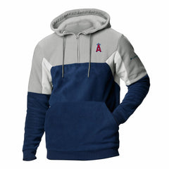 Los Angeles Angels Columbia Men's Lodge Fleece Quarter-Zip Hoodie - Navy - Columbia Sale