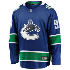 Evander Kane Vancouver Canucks Fanatics Home Breakaway Jersey - Blue - NHL 203277907