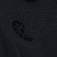 Detroit Red Wings Mitchell & Ness Phantom Fleece Hoodie - Black - NHL 203279110